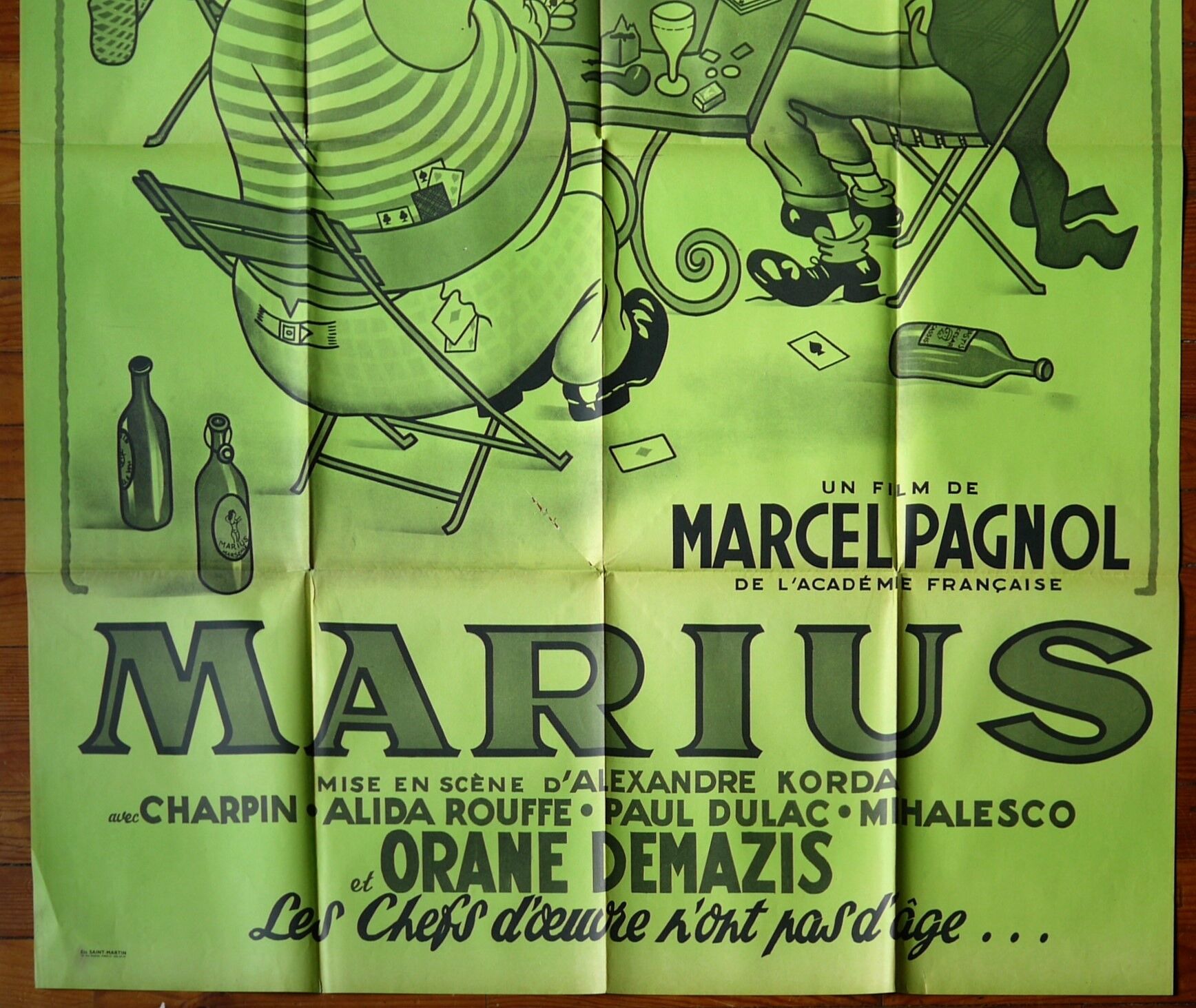 Original cinema poster - "MARIUS" - 1931