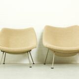 Set of Vintage Oyster Chairs by Pierre Paulin for Artifort, 1960s