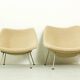 Ensemble de fauteuils Oyster vintage de Pierre Paulin pour Artifort, années 1960