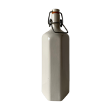 White bottle in glazed stoneware