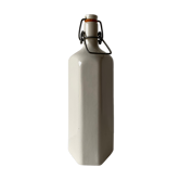 White bottle in glazed stoneware