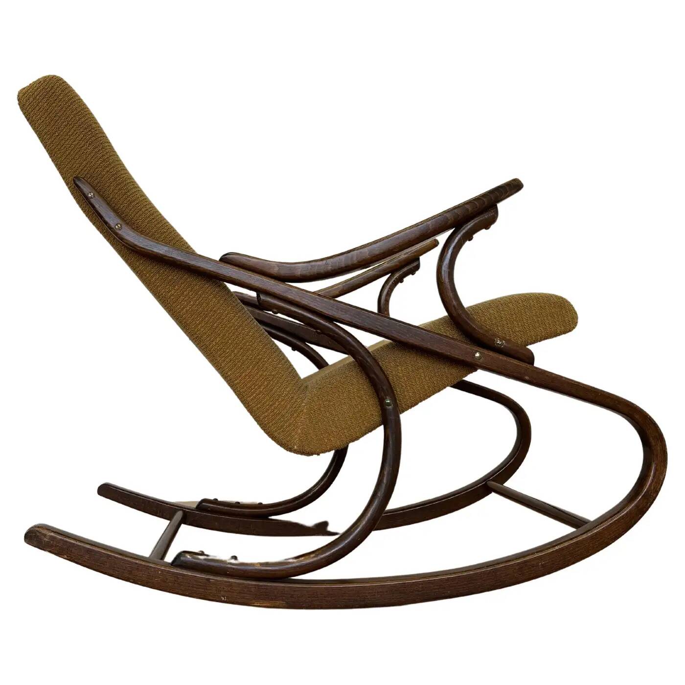 Midcentury design rocking chair by TON / Expo, 1958