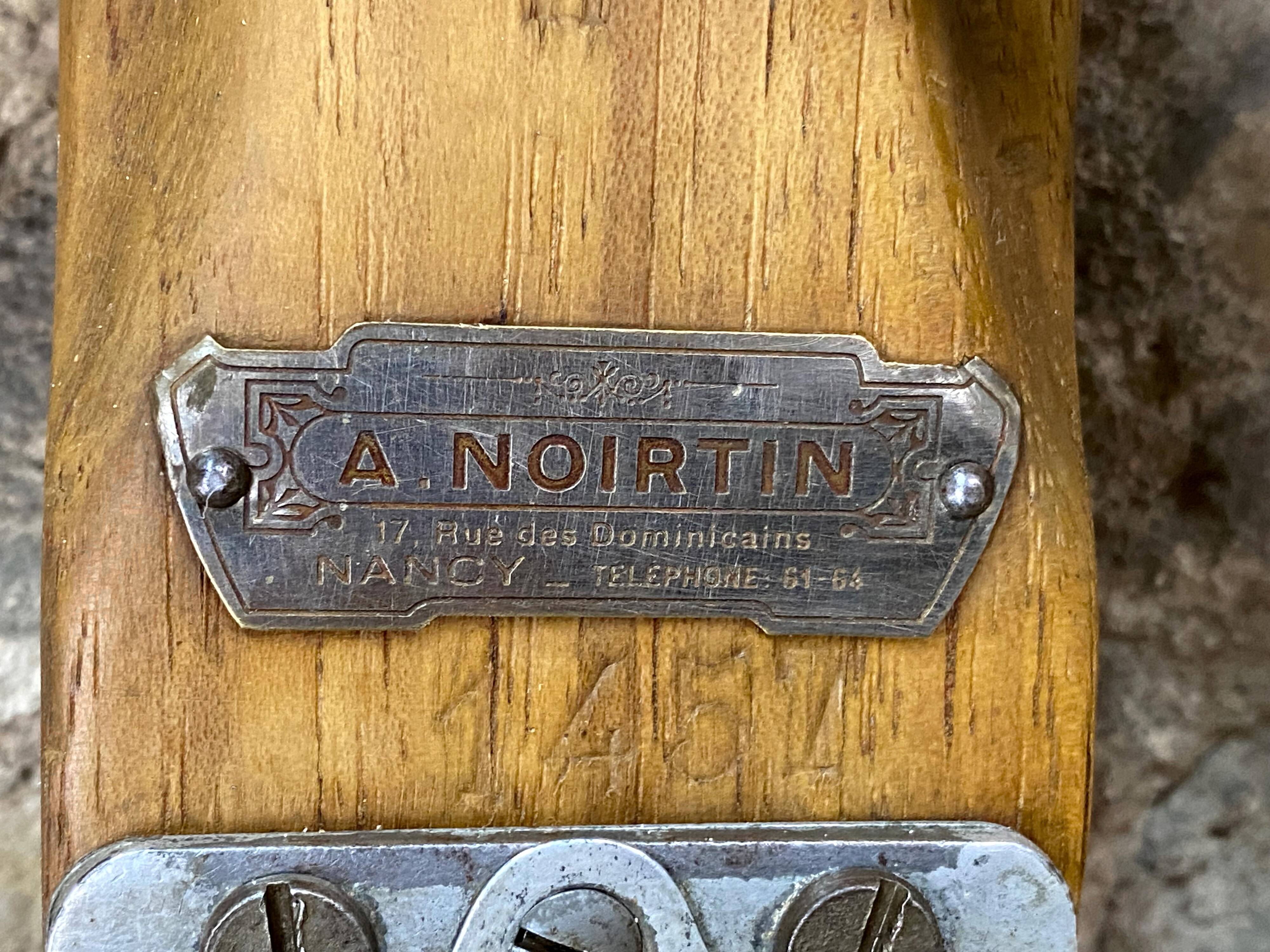 Old Wooden Skis - Mountain Chalet Decor - Vintage - 187 cm