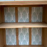 Paris raw wood cabinet 1950