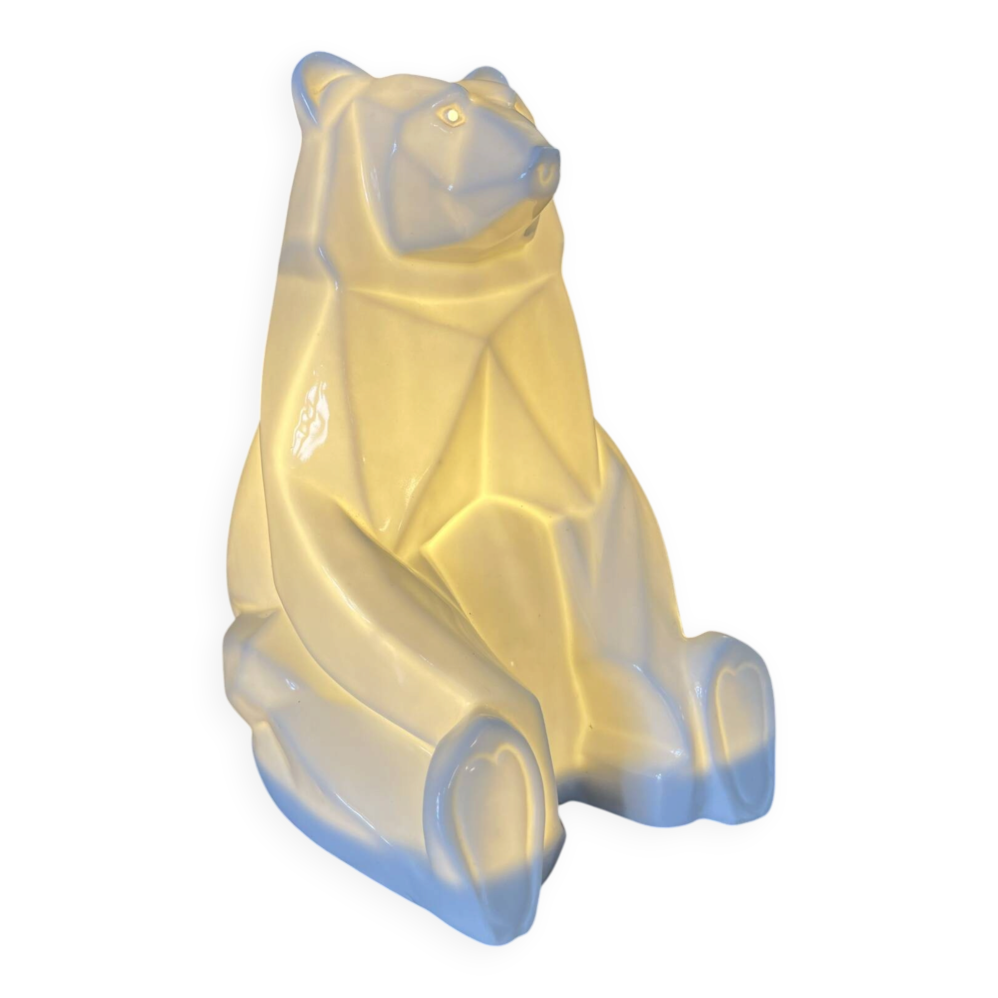 Petite lampe Art Déco ours polaire