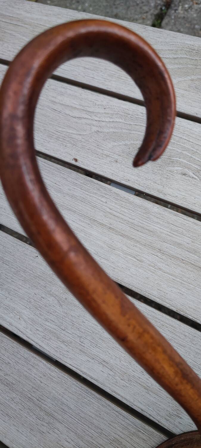 Curved wooden coat hook, circa 1900