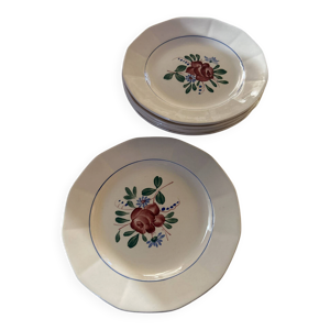 Lot de 6 petites assiettes - dessert