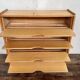 Modernist shoe cabinet 1960 in vintage ash