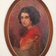 Portrait years 50 oil on canvas 83cmx59cm