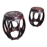 Pair of Chinese stools
