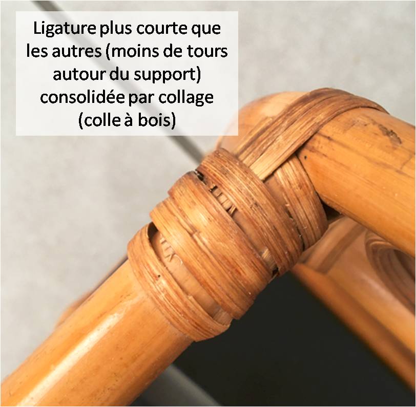 Rattan magazine holder