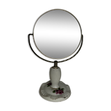 Swivel double-sided toilet mirror