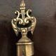 Pair of candelabras or 3-branched chandeliers in gilded bronze late 19th