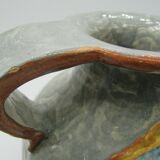 Louis Baude Montigny on Loing vase ball scenery of two impressionist landscapes