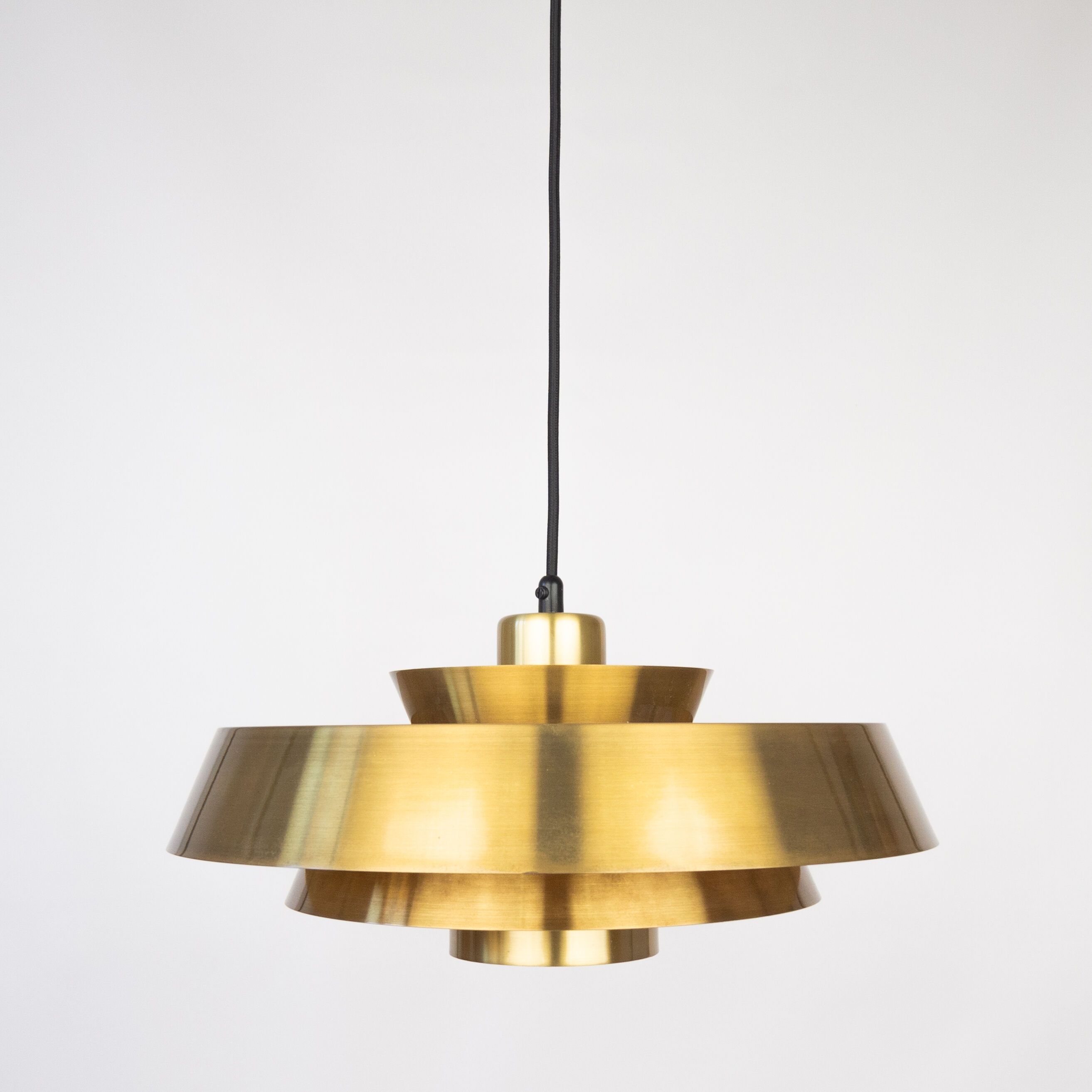 Danish vintage pendant lamp Nova by Jo Hammerborg, Fog og Morup, 1963