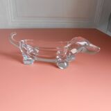 Dachshund crystal pocket tray Art Vannes