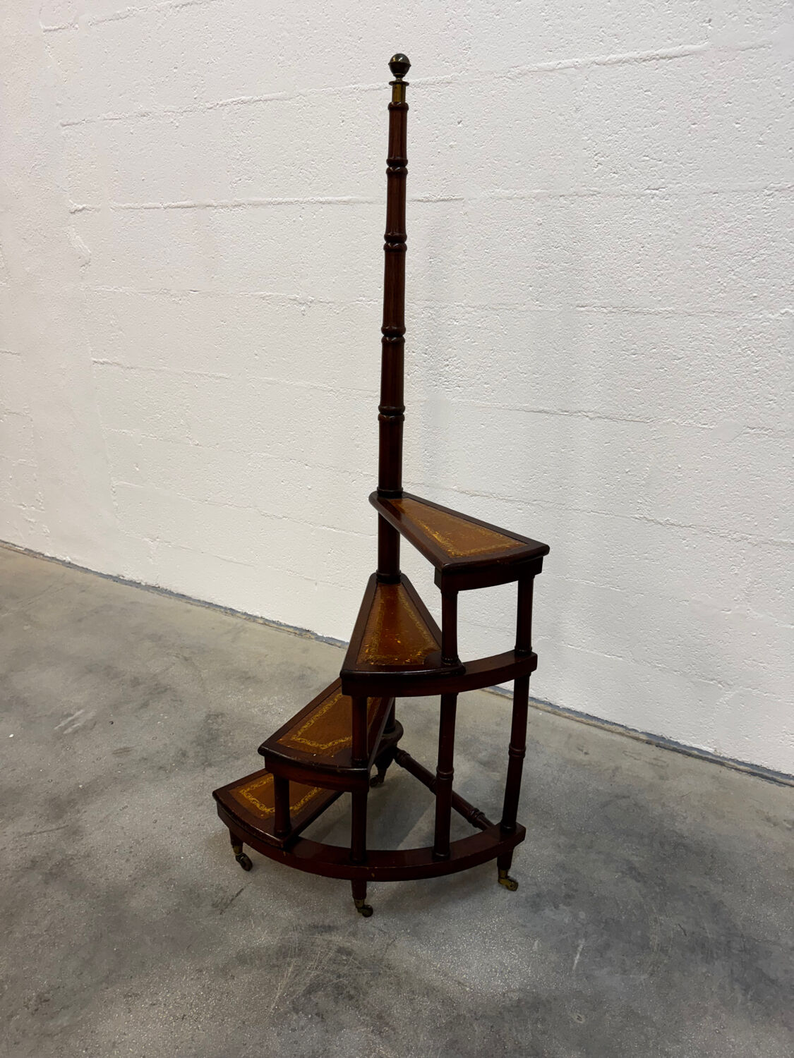 Spiral staircase of the Georgian library, 1950, England.