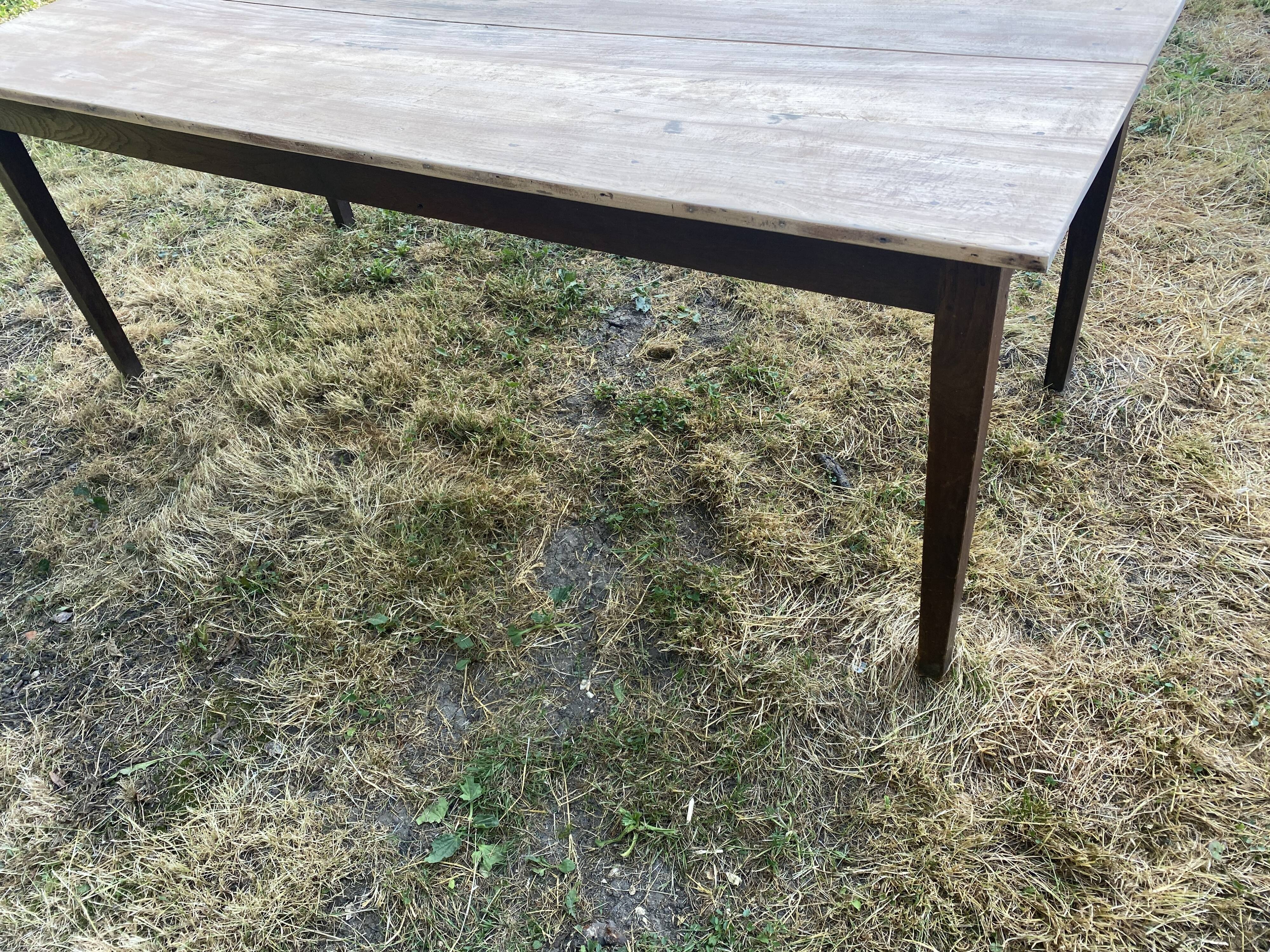 Oak farmhouse table
