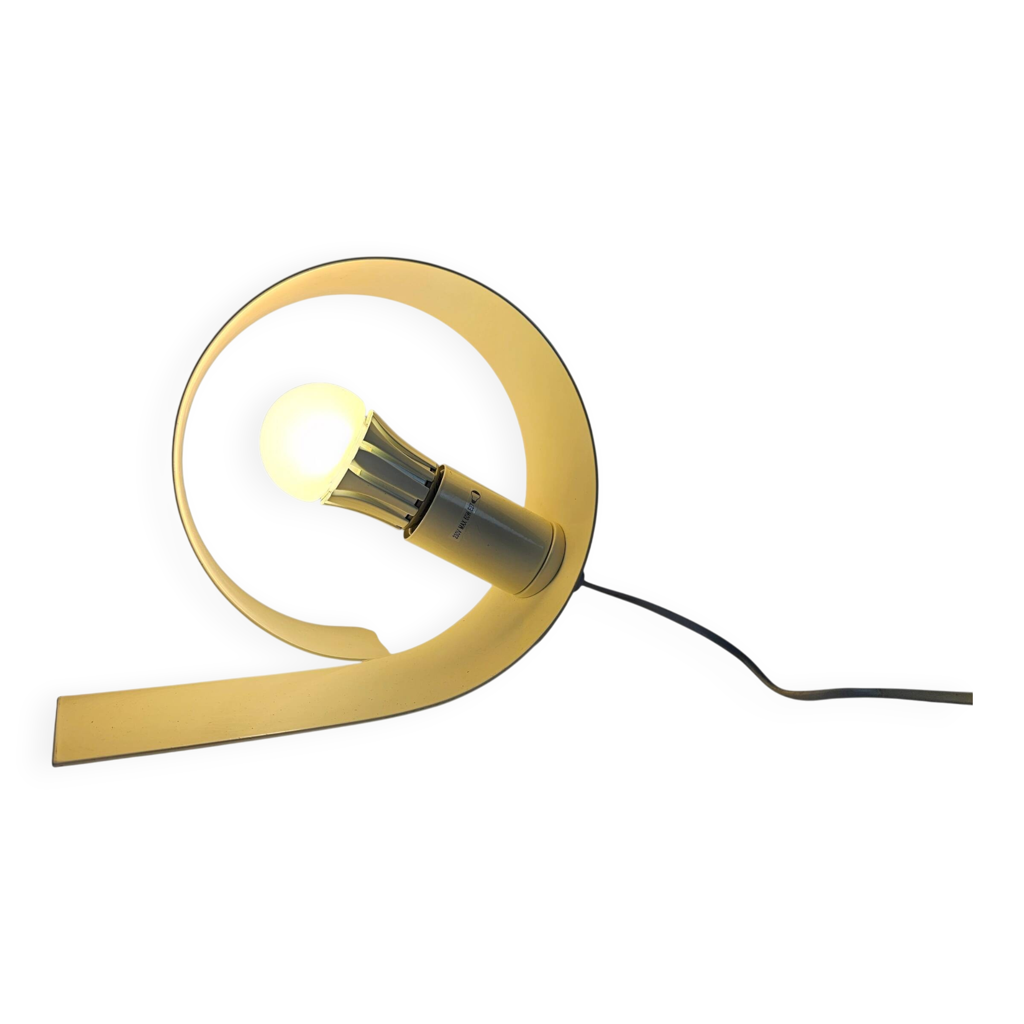 Massive - Fabriqué en Belgique - Lampe Looping - Lampe de table - Laquée bl