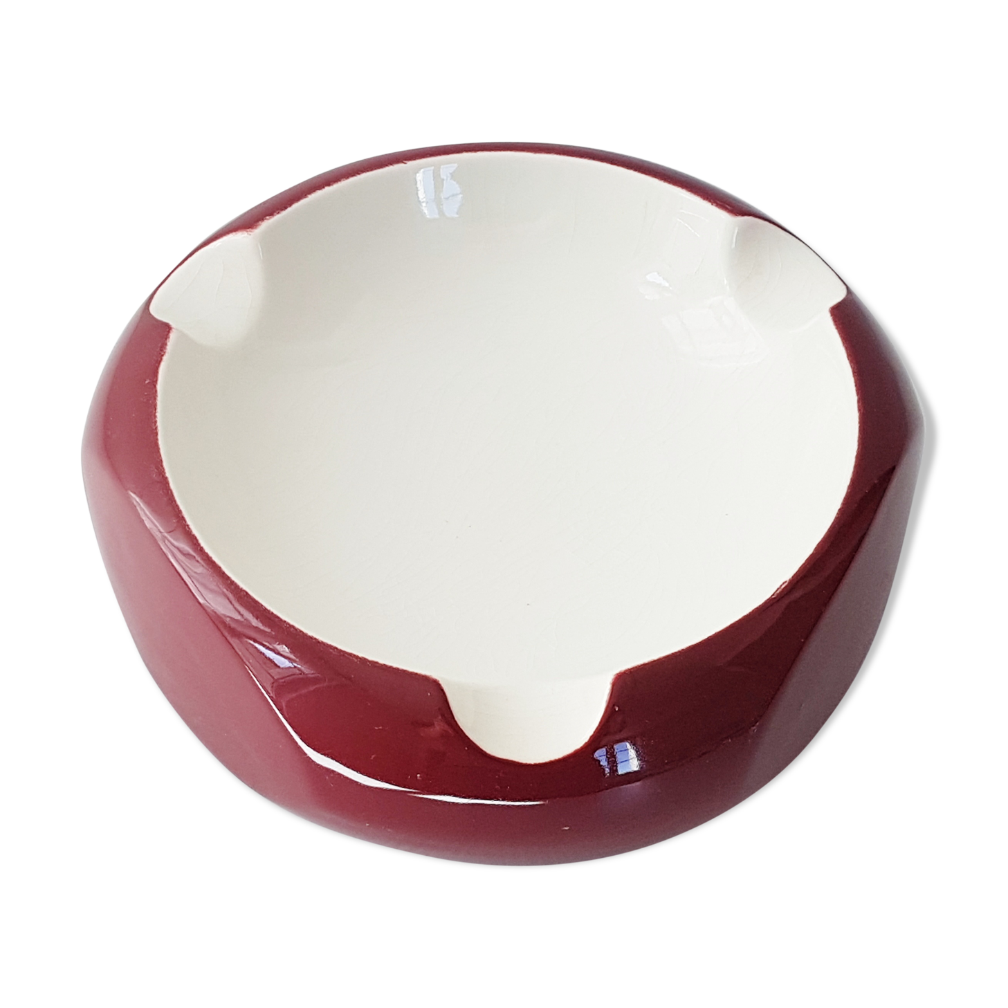 Two tone ashtray 1950 ceramic