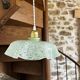 Suspension opaline vintage