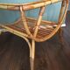Rattan side table by Dirk van Sliedrecht for Rohé Noordwolde, 1950