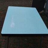 Vintage aniseed green formica table