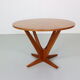 Søren Georg Jensen  Teak Round Coffee Table for Kubus, 1960 Denmark
