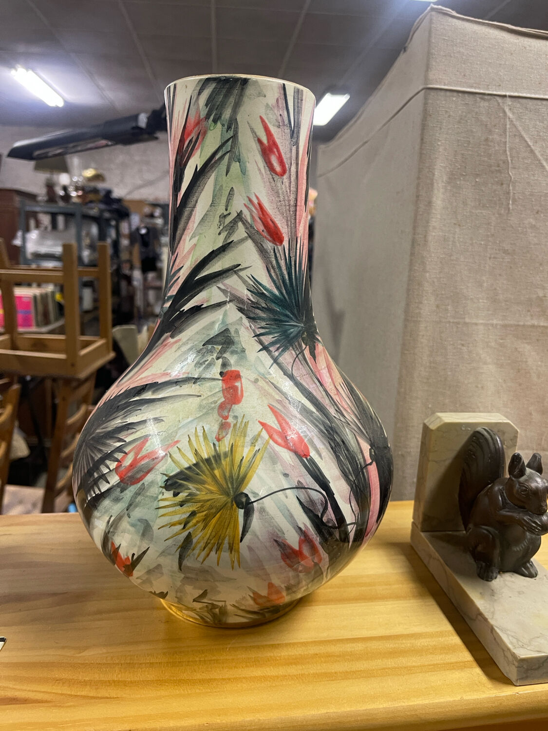 Porcelain flower vase Italy