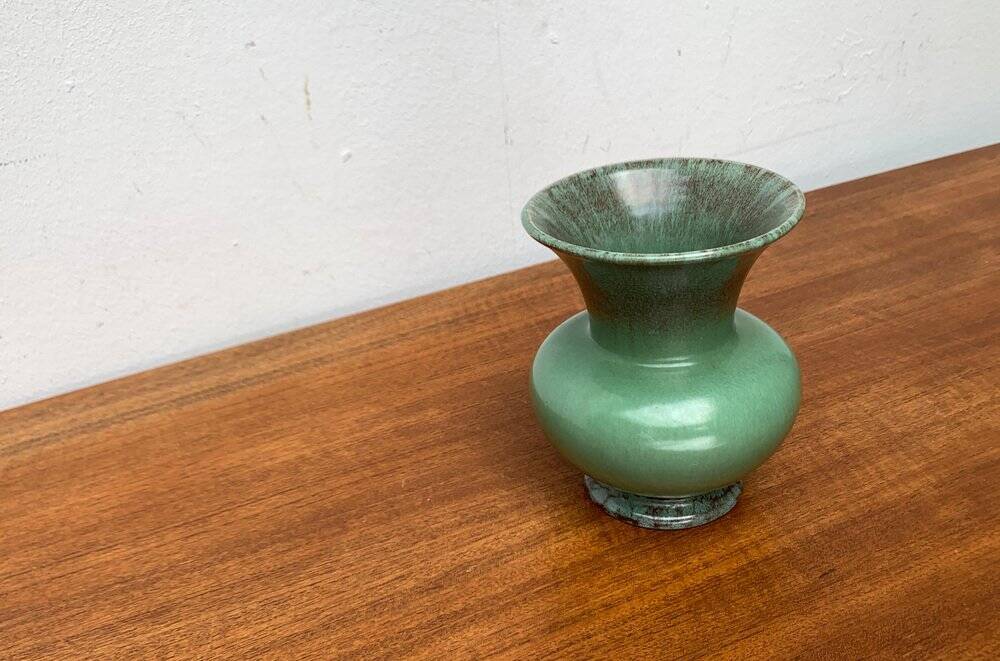 German Art Deco ceramic vase by Jasba, 1940s
