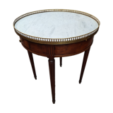 Mahogany hot water bottle table late XIX th
