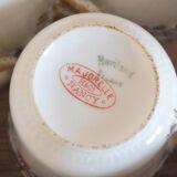 Majorelle Nancy for Haviland suite of 10 porcelain coffee cups