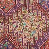 Soumak carpet, iranian azerbaijan wool, 198x118cm