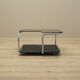 Table basse trolley, design italien, années 1980, production : Italie