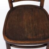 Vintage Wooden Desk Chair 1930s–1950s, Belgian Beech Wood Chair