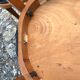 Four vintage beech and skai chairs