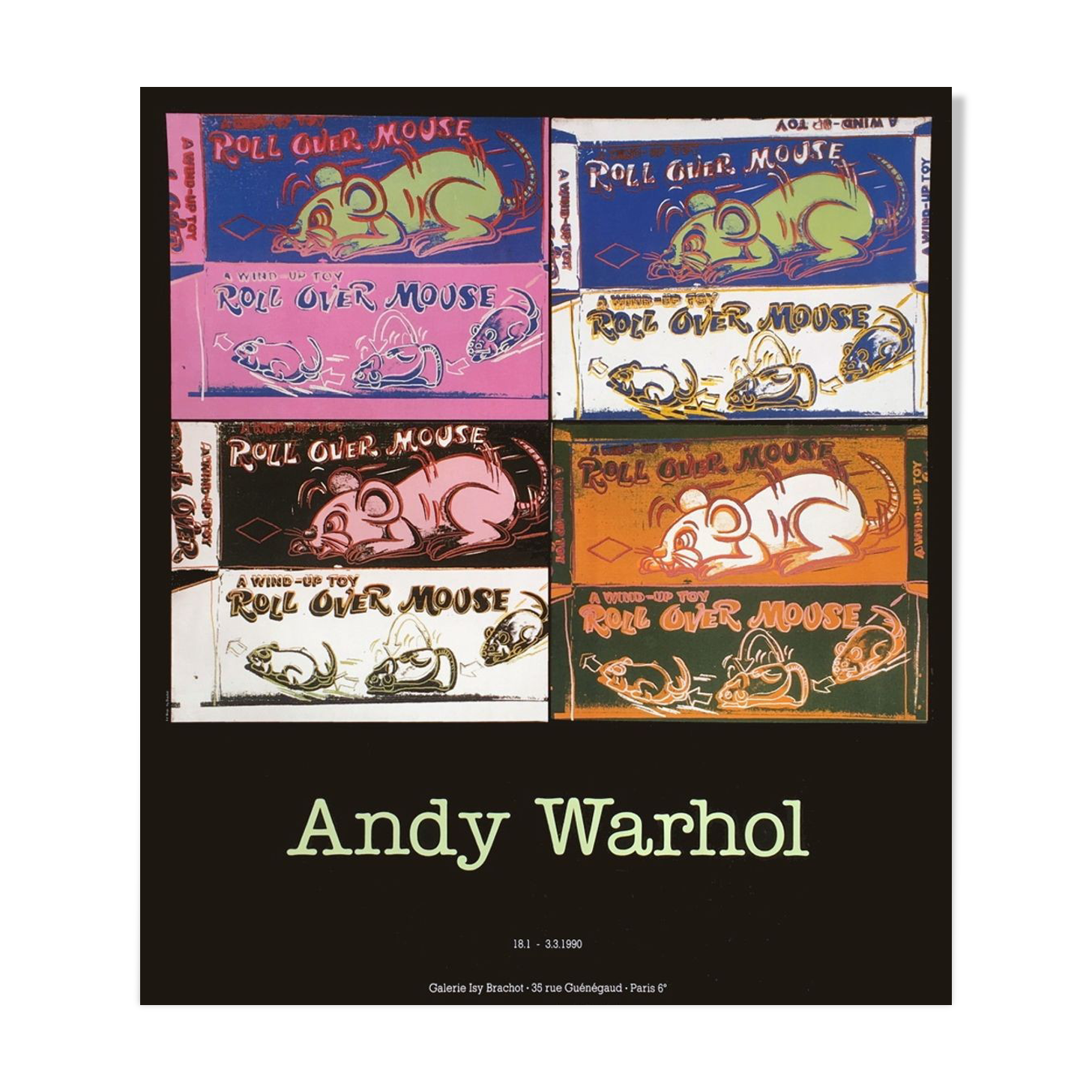 Poster Andy Warhol 1990
