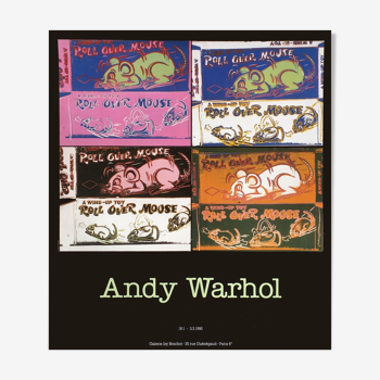 Poster Andy Warhol 1990