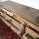 Meuble de métier comptoir en bois