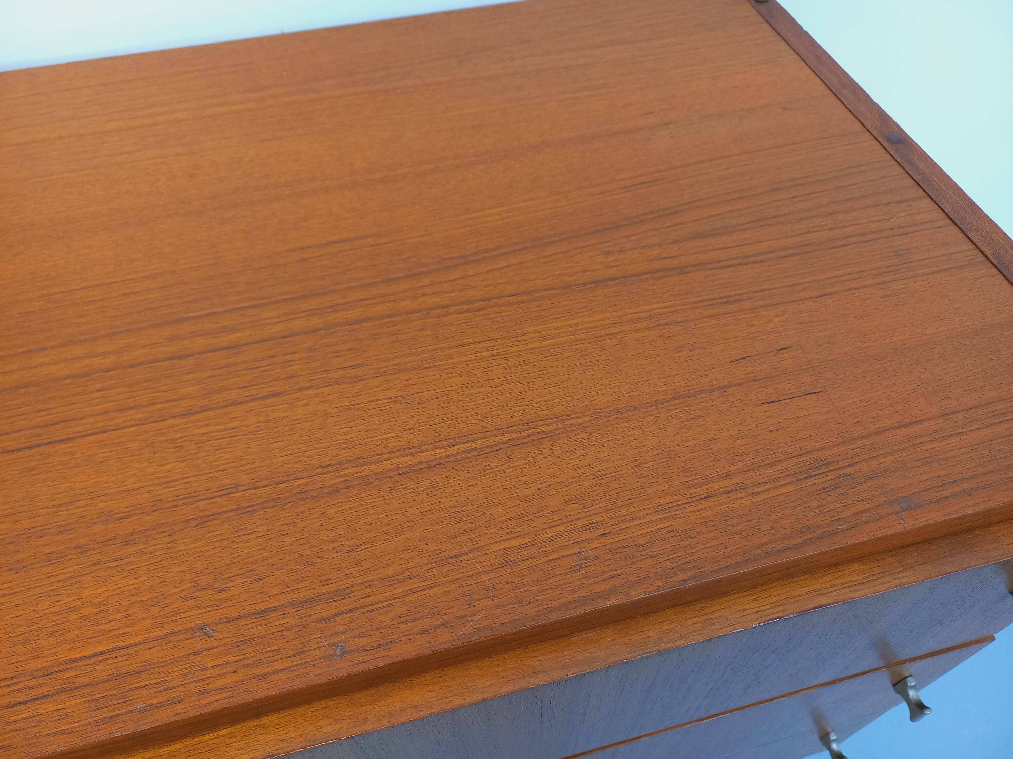 Vintage modernist enfilade ARP Minvielle by Guariche Mortier Motte teak