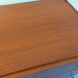 Vintage modernist enfilade ARP Minvielle by Guariche Mortier Motte teak