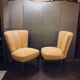 Paire de chaises cocktails vintage année 50