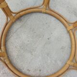Loveuse vintage rattan armchair 1950