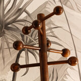 Parrot, wooden coat rack, 70s