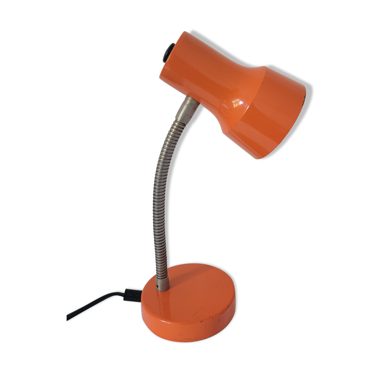 Flexible desk lamp orange