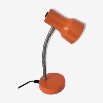 Lampe de bureau flexible orange
