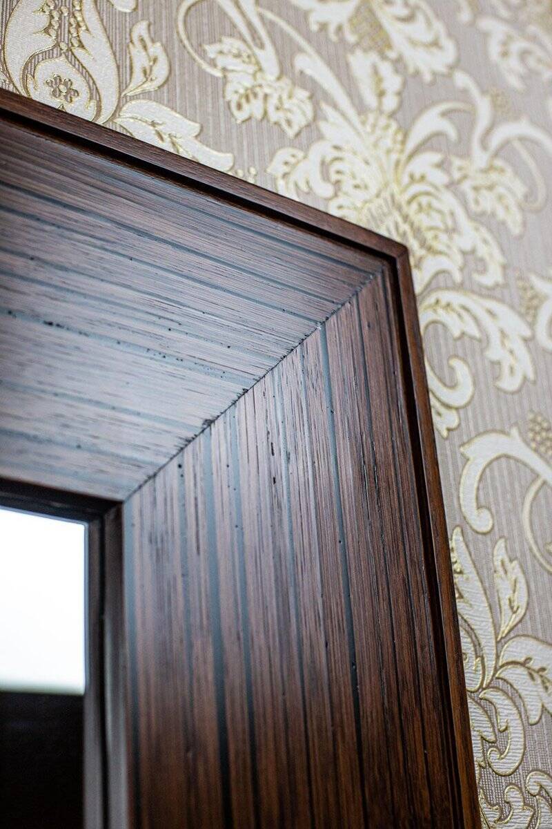 Antique Mirror in Exotic Wood, 1890s