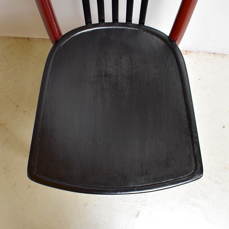 Chaise Vintage en Bois peint – 1940 / 1950