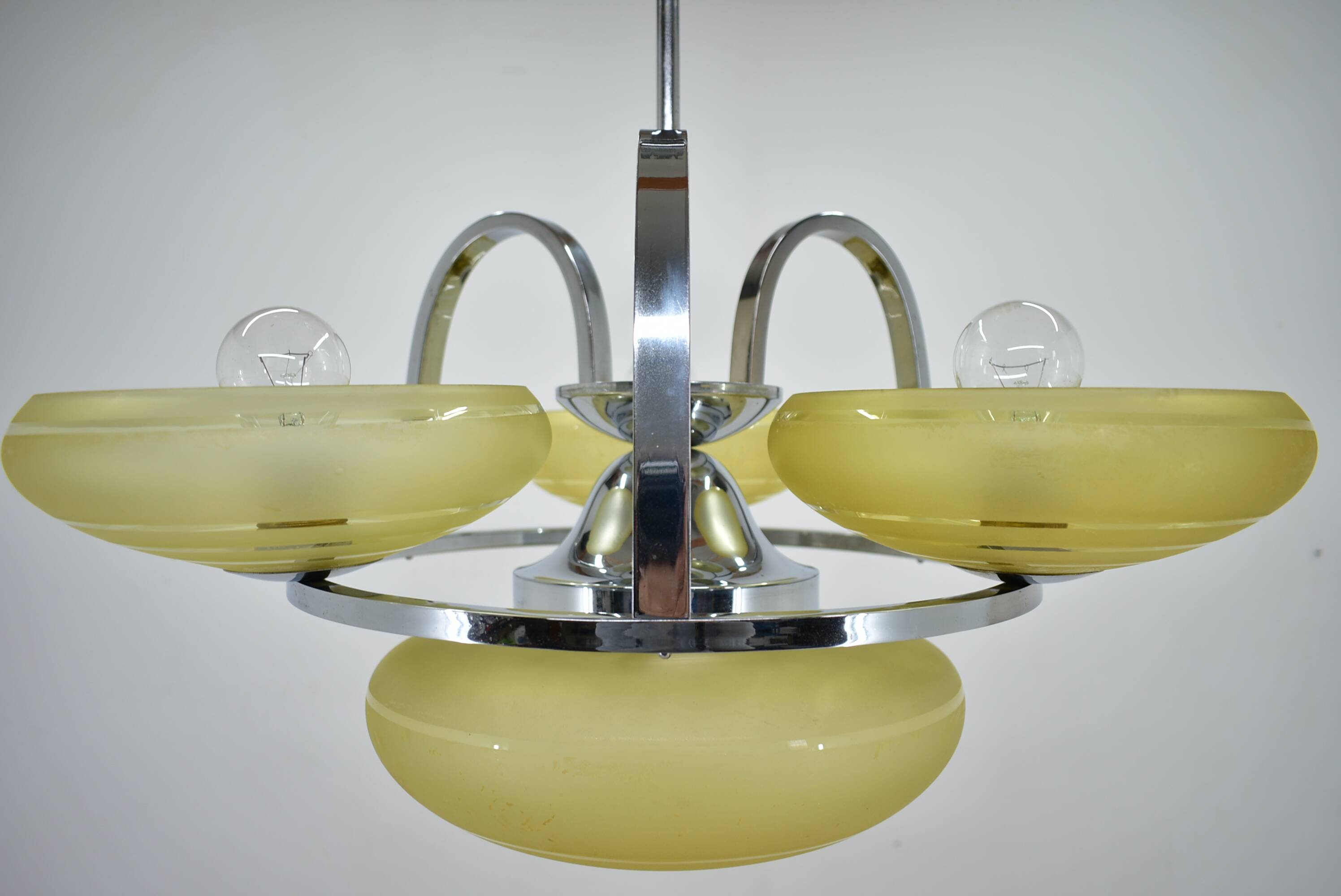 Art Deco Chandelier, Czechoslovakia , 1930s