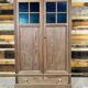 Antique wardrobe in solid pitch pine